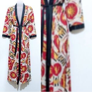 Velrose | Vintage Robe | Horoscope | Zodiac | Satin | Celestial | Art Deco |